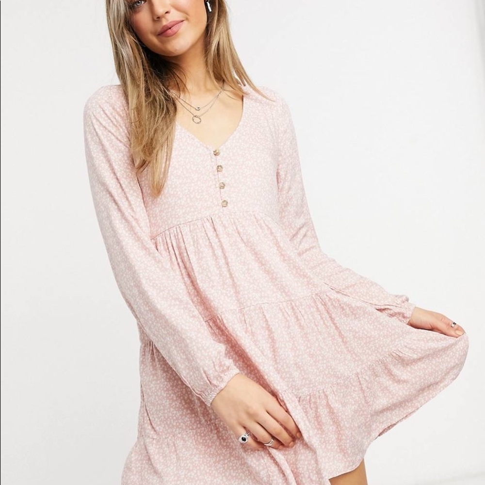 Hollister Pink Floral Dress